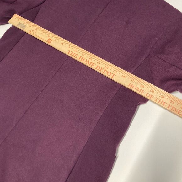 Banana Republic Classic Coat Pinot Noir Double Breasted Medium Petite NWT - Picture 11 of 15